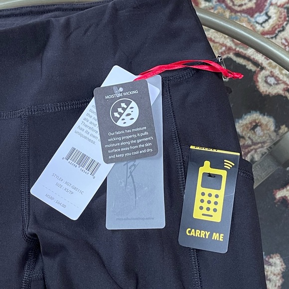 X by Gottex Capri Leggings Phone Pockets NWT - XS - Picture 4 of 5
